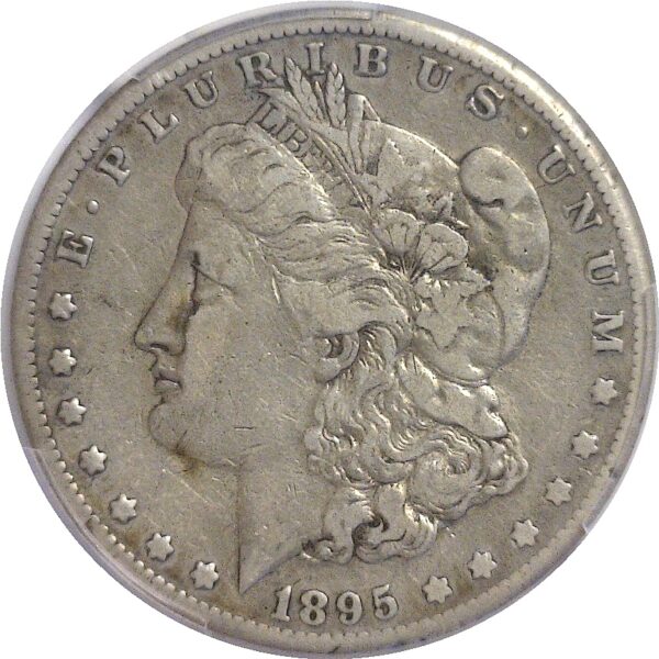 1895-O.  Morgan Dollar.  -  PCGS. F-15. - Image 2