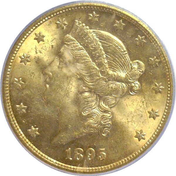 1895-S $20 Liberty  -  PCGS MS-62 - Image 2