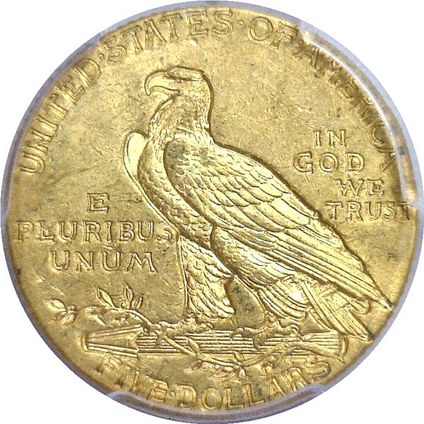 1913 $5 Indian  -  PCGS MS-63  CAC - Image 3