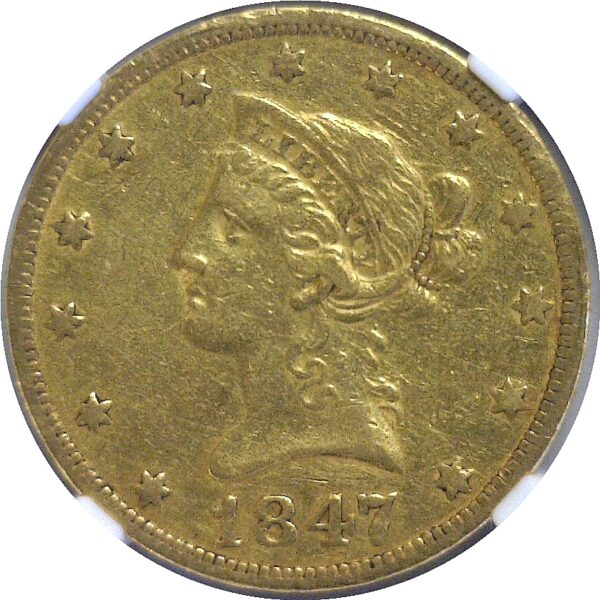 1847-O $10 Liberty  -  NGC XF-45 - Image 2