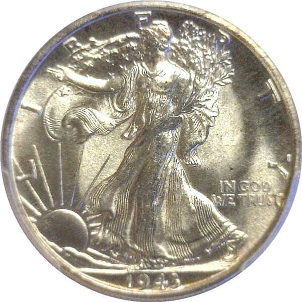 1943-S Walking Liberty Half Dollar. -  PCGS MS-65 - Image 2