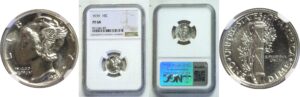 1939 Mercury Dime.  -   NGC PF-68