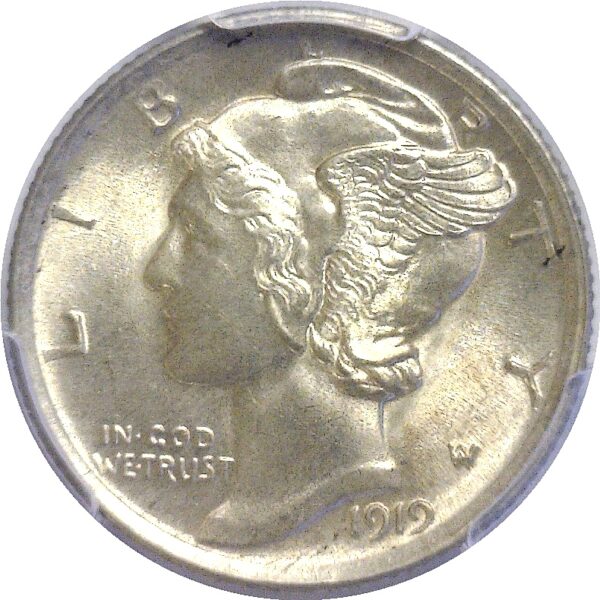 1919 Mercury Dime -   PCGS MS-66 FB - Image 2