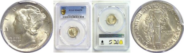 1919 Mercury Dime -   PCGS MS-66 FB