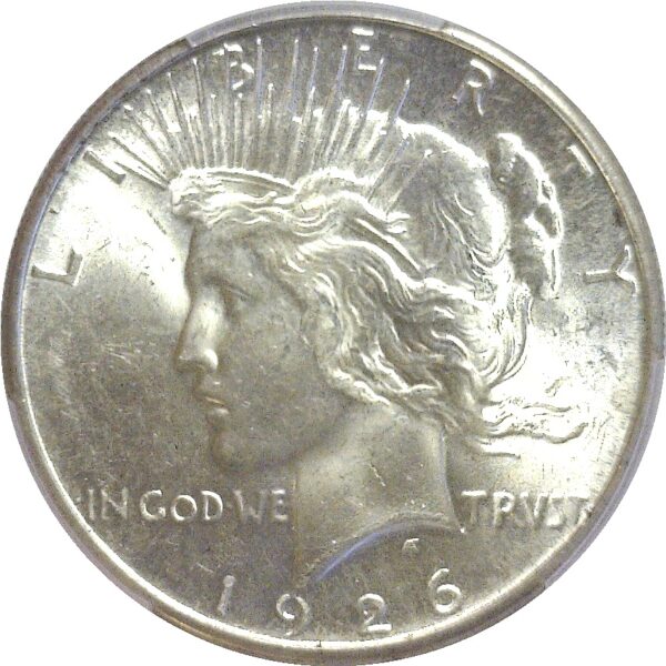 1926-S Peace Dollar  -  PCGS MS-63 - Image 2