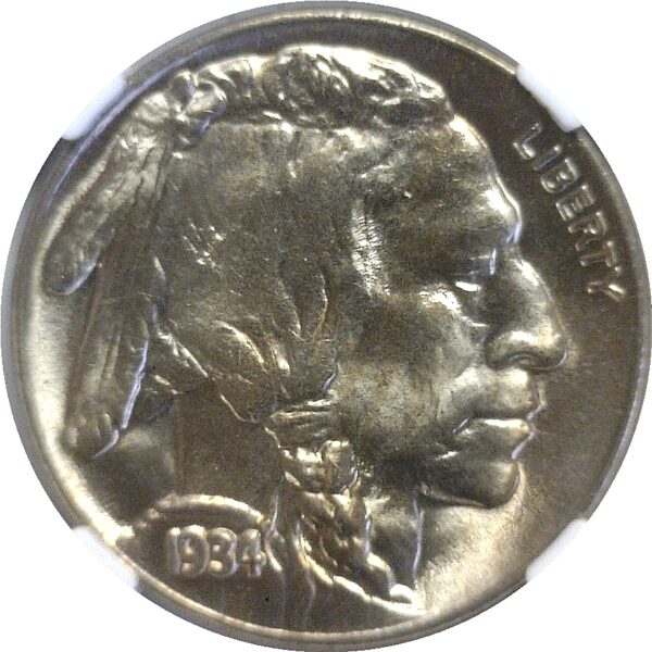 1934 Buffalo Nickel  -  NGC MS-66+ - Image 2