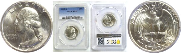 1932-S Washington Quarter  -  PCGS AU-58