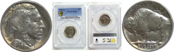 1914-S Buffalo Nickel -   PCGS MS-66