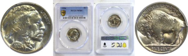 1926 Buffalo Nickel  -  PCGS MS-66