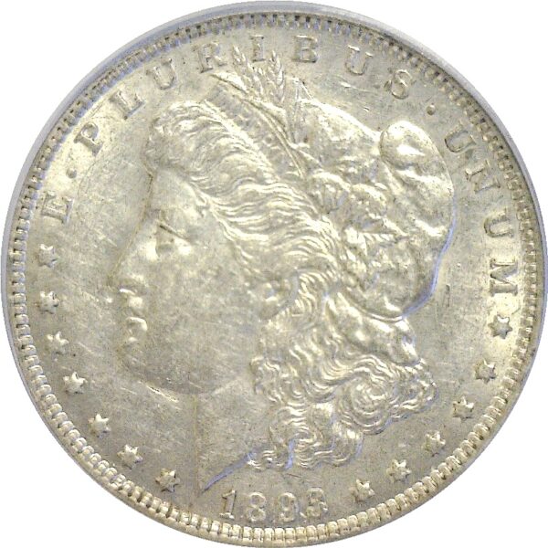 1893-O Morgan Dollar -   PCGS AU-50 - Image 2