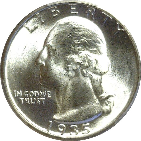 1935 Washington Quarter.  -   PCGS MS-66 - Image 2