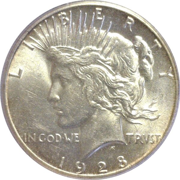 1928 Peace Dollar  -  PCGS MS-62 - Image 2