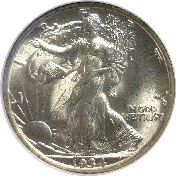 1934 Walking Liberty Half Dollar  -  NGC MS-65 - Image 2