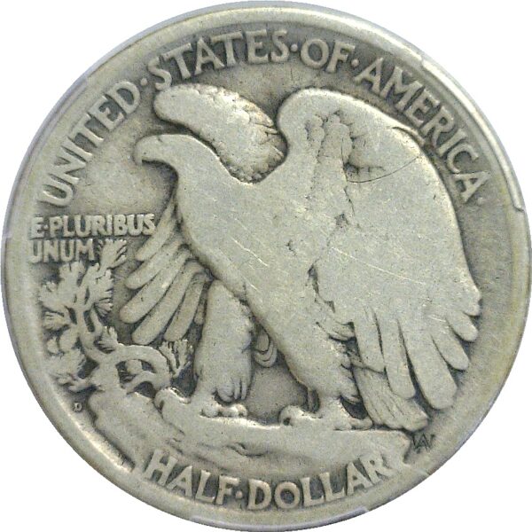 1921-D Walking Liberty Half Dollar  -  PCGS G-4 - Image 3