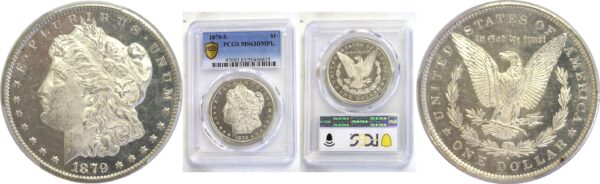 1879-S Morgan Dollar  -  PCGS MS-63 DMPL