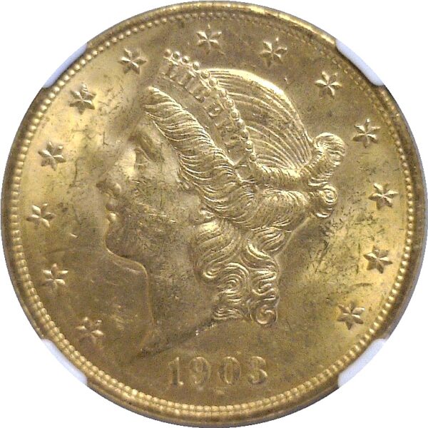 1903 $20 Liberty  -  NGC MS-63 - Image 2