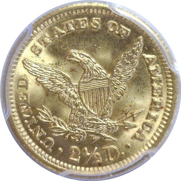 1905 $2 1/2 Liberty  -  PCGS MS-64  CAC - Image 3