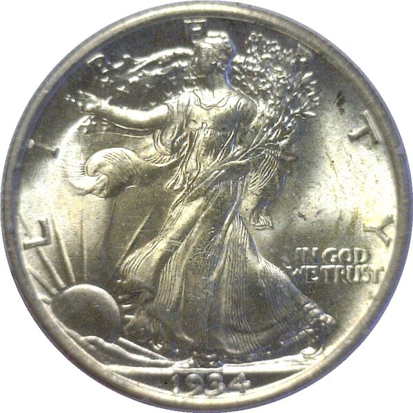 1934 Walking Liberty Half Dollar. -  PCGS MS-65 - Image 2