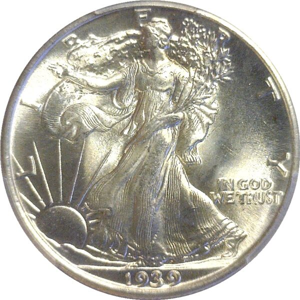 1939 Walking Liberty Half Dollar  -  PCGS MS-65 - Image 2