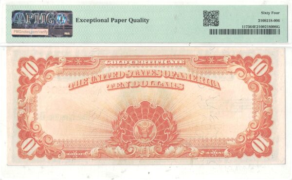 1922 $10 Gold Certificate Fr 1173 PMG-64 EPQ - Image 3