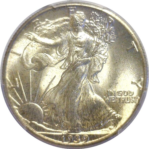 1939 Walking Liberty Half Dollar  -  PCGS MS-67 - Image 2