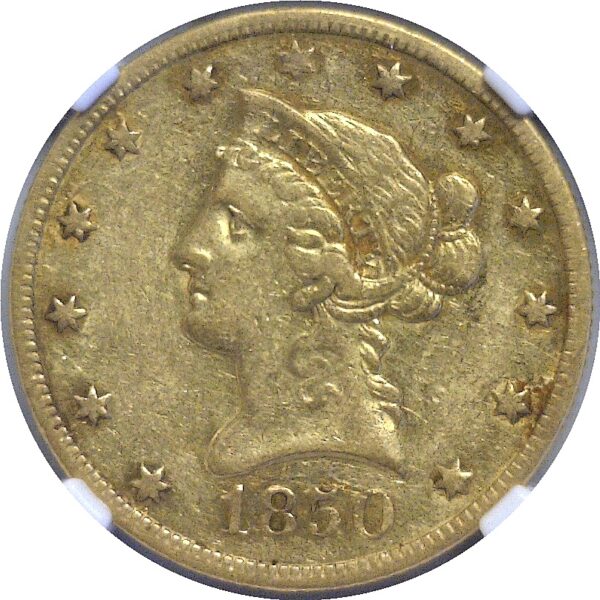 1850-O $10 Liberty.  -   NGC XF-45.  CAC - Image 2