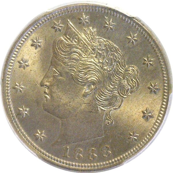 1888 Liberty Nickel  -  PCGS MS64 - Image 2