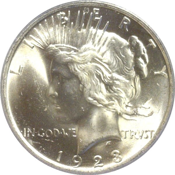 1923 Peace Dollar. -  PCGS MS-66 - Image 2