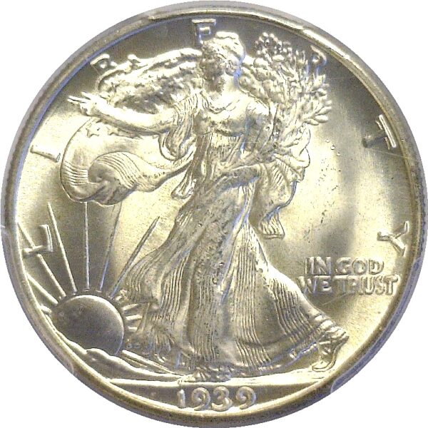 1939-D Walking Liberty Half Dollar  -  PCGS MS-65+ - Image 2