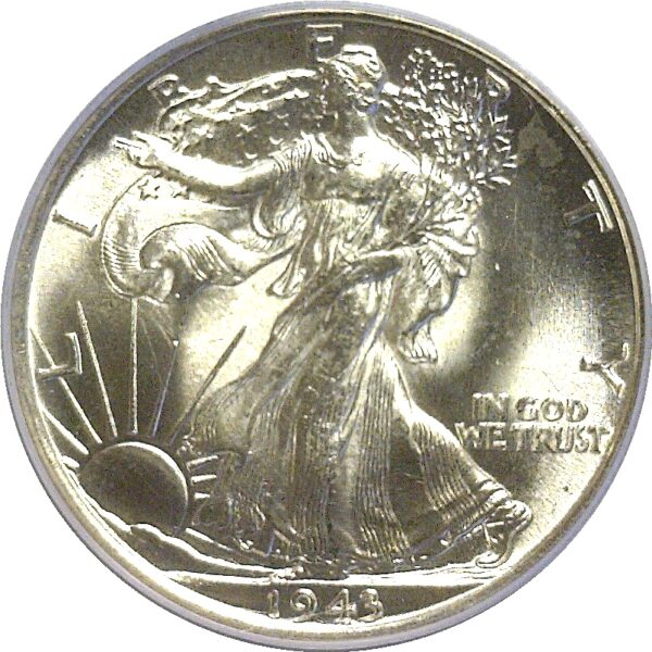 1943 Walking Liberty Half Dollar  -  PCGS MS-66  CAC - Image 2