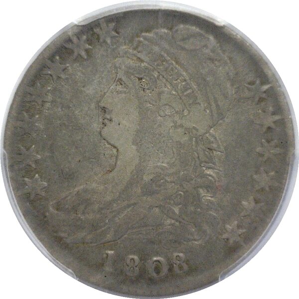 1808  Bust Half Dollar  -  PCGS VF-20 - Image 2