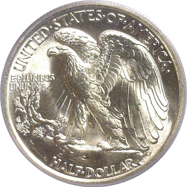 1943 Walking Liberty Half Dollar  -  PCGS MS-66  CAC - Image 3