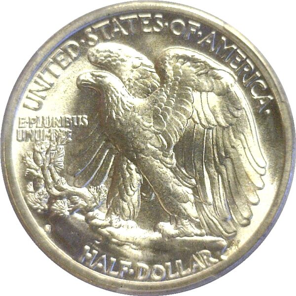 1943-S Walking Liberty Half Dollar  -  PCGS MS-66+  CAC - Image 3