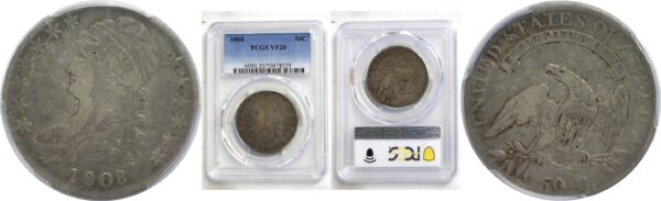 1808  Bust Half Dollar  -  PCGS VF-20