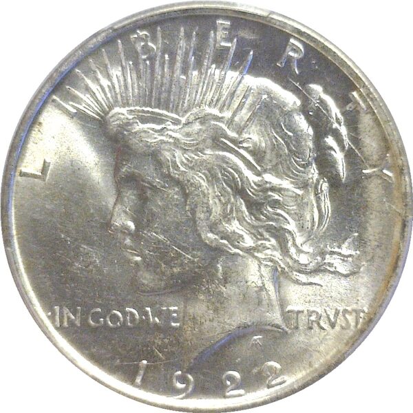 1922-D Peace Dollar  -  PCGS MS-63 - Image 2