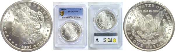 1881-CC Morgan Dollar  -  PCGS MS-66