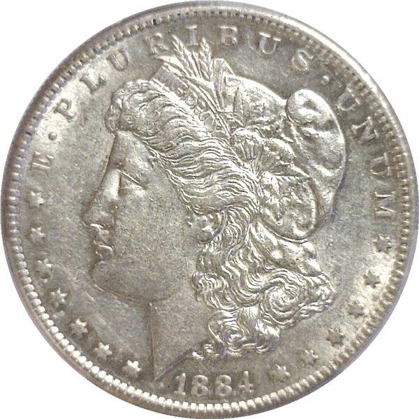 1884-S Morgan Dollar  -  PCGS AU-55 - Image 2