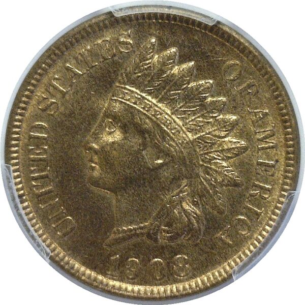 1908-S Indian Head Cent  -  PCGS MS-65 RB  CAC - Image 2