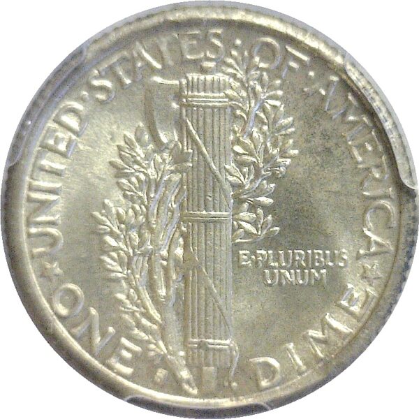 1916-S Mercury Dime.  -   PCGS MS-64 FB - Image 3