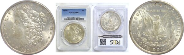 1896-O Morgan Dollar  -  PCGS MS-62