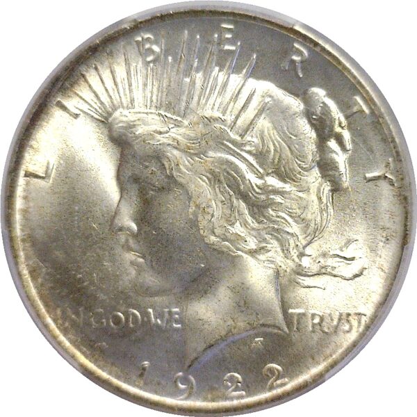 1922 Peace Dollar  -  PCGS MS-66 - Image 2