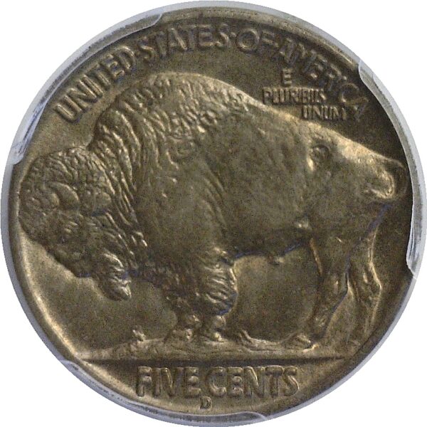 1913-D T-2. Buffalo Nickel  -  PCGS MS-64 - Image 3