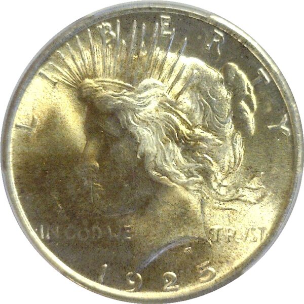 1925 Peace Dollar  -  PCGS MS-66 - Image 2