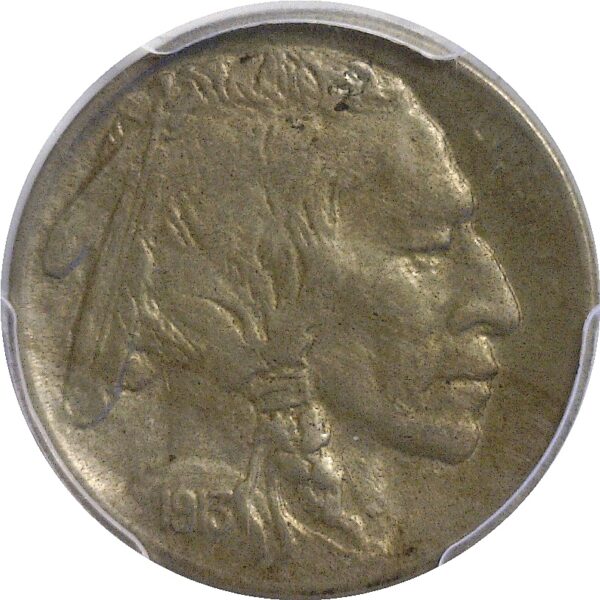 1913-S T-2. Buffalo Nickel  -  PCGS AU-53 - Image 2