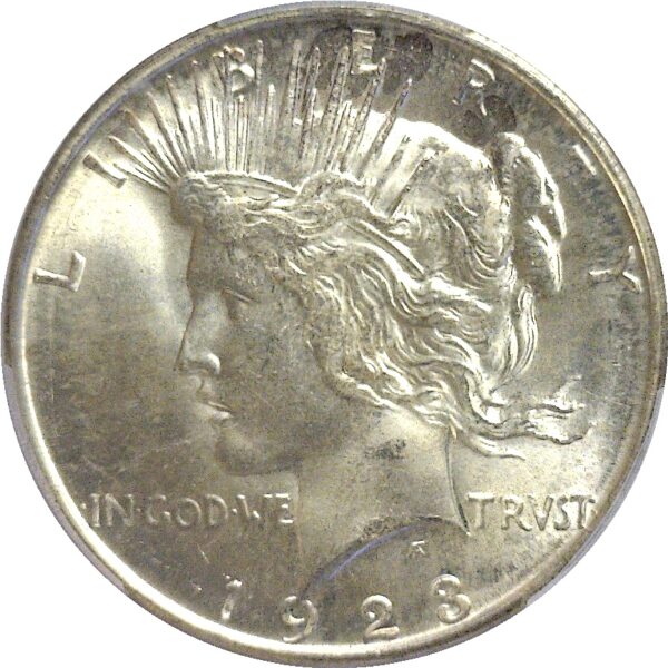 1923-D Peace Dollar  -  PCGS MS-66 - Image 2