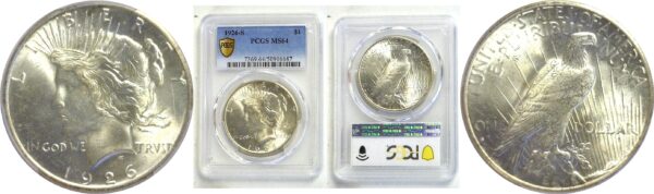 1926-S Peace Dollar  -  PCGS MS-64