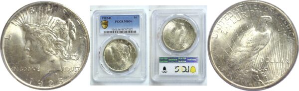 1923-D Peace Dollar  -  PCGS MS-66