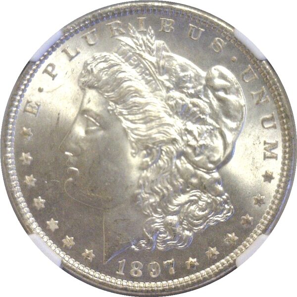 1897  Morgan Dollar - NGC MS-66 - Image 2