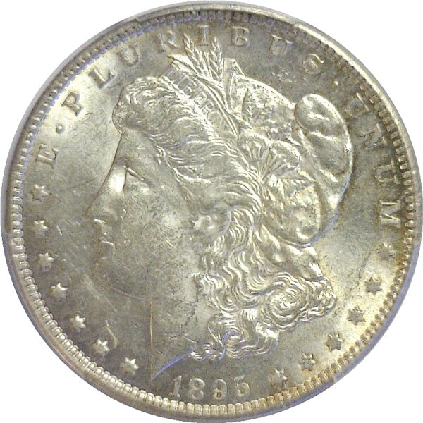 1895-S Morgan Dollar.  -   PCGS AU-58 - Image 2