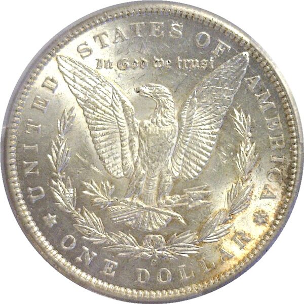 1895-S Morgan Dollar.  -   PCGS AU-58 - Image 3